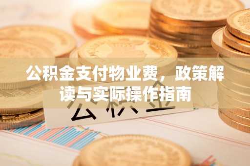 留坝公积金支付物业费，政策解读与实际操作指南