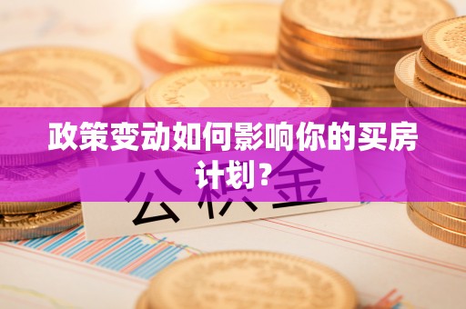 留坝政策变动如何影响你的买房计划？