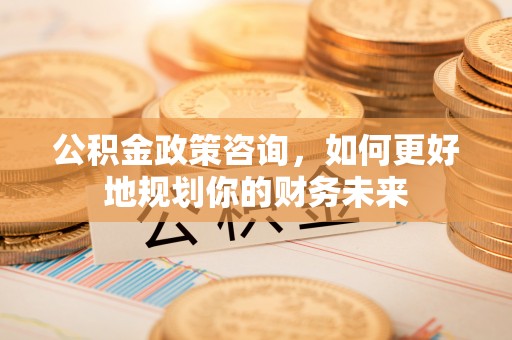留坝公积金政策咨询，如何更好地规划你的财务未来